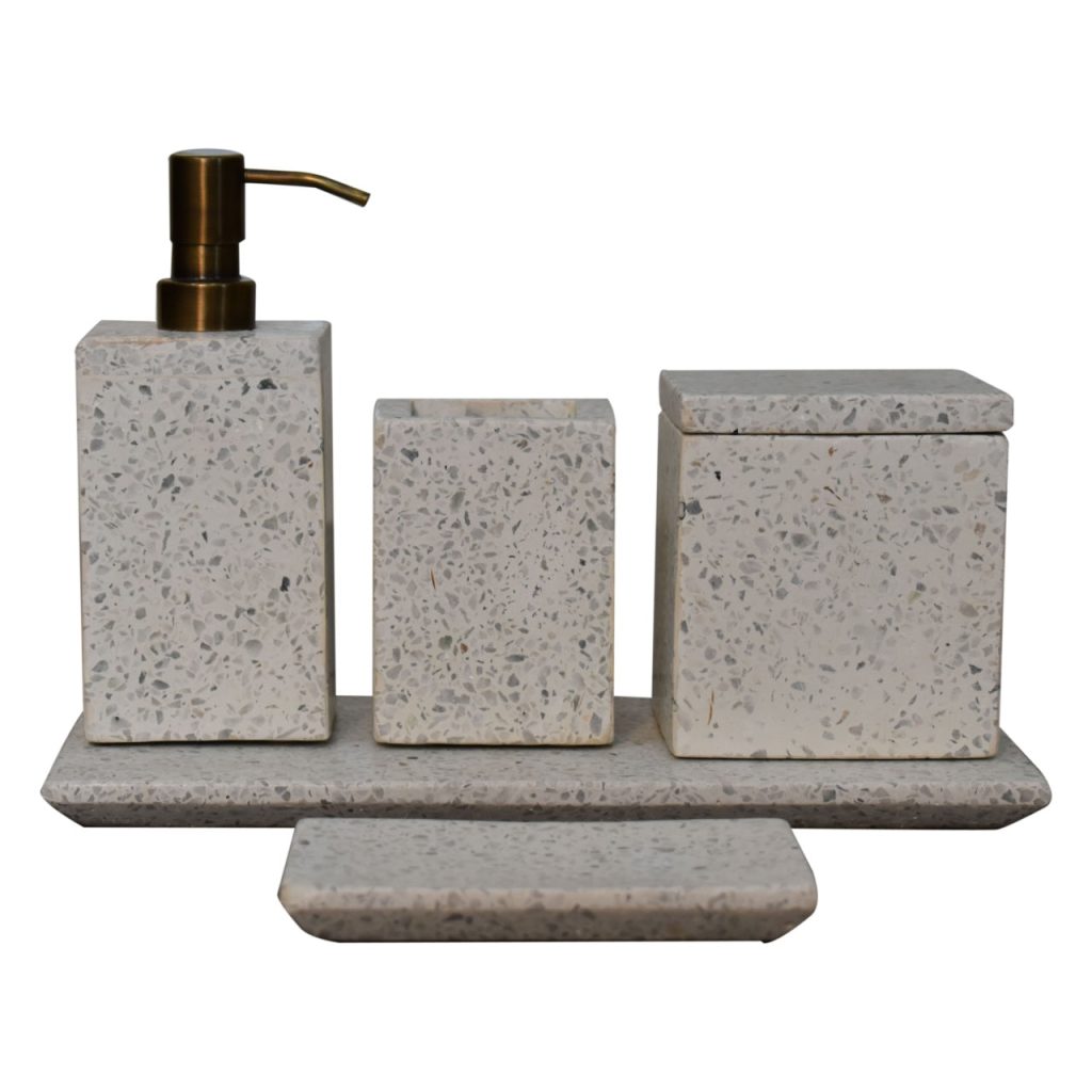 IN1877 -Trazzo 5-piece Bathroom Set