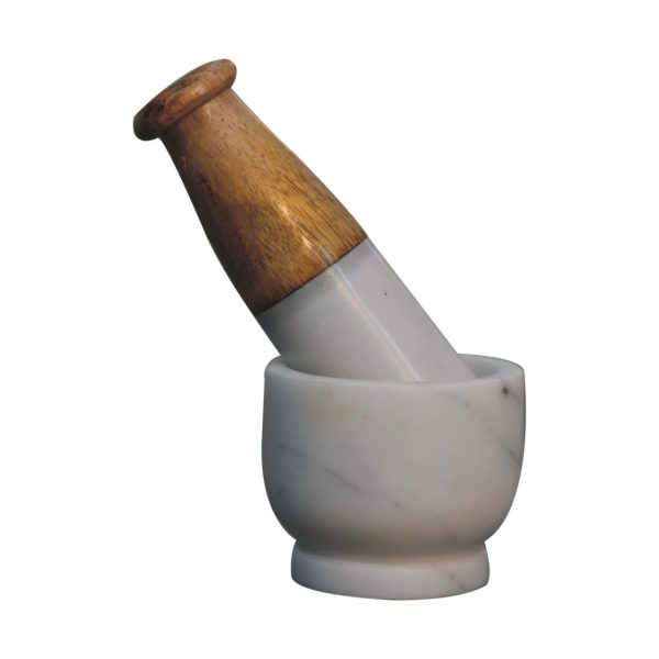 Small Marble Pestle and Mortar | Bed Sava