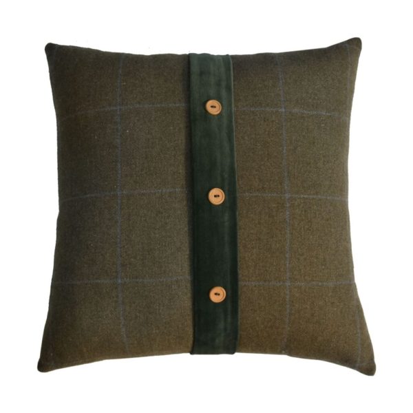 2 Quinn Half Pewter Cushions | Bed Sava