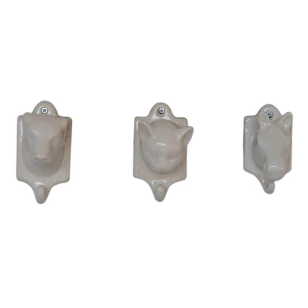 Assorted Animal Wall Hooks Set of 3 | Bed Sava