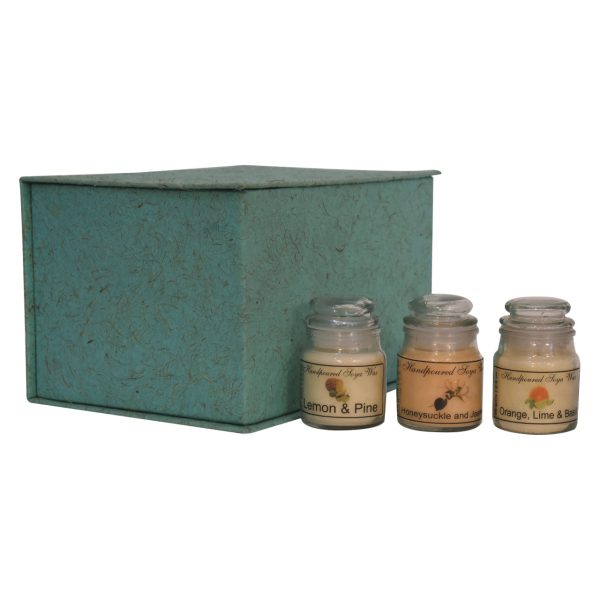 Hourglass Candle Set of 3 Fruit | Bed Sava