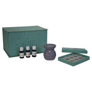 Taya Lilac Oil Burner Set | Bed Sava