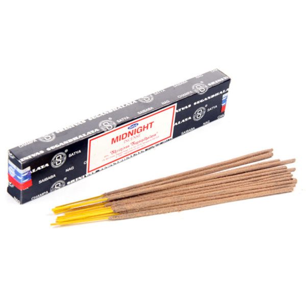 Satya Nag Champa Incense Sticks  Midnight | Bed Sava