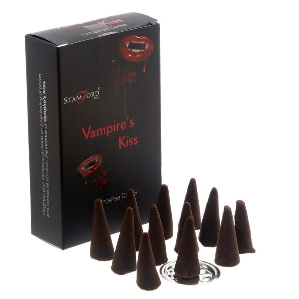 Stamford Black Incense Cones  Vampires Kiss | Bed Sava