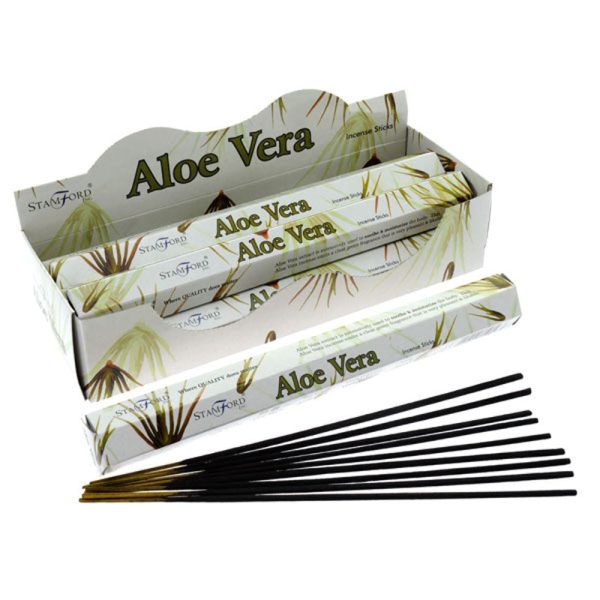 Stamford Hex Incense Sticks  Aloe Vera | Bed Sava