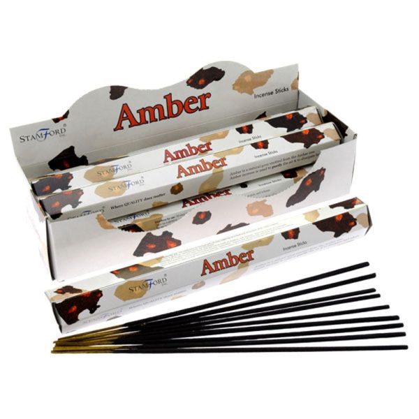Stamford Hex Incense Sticks  Amber | Bed Sava