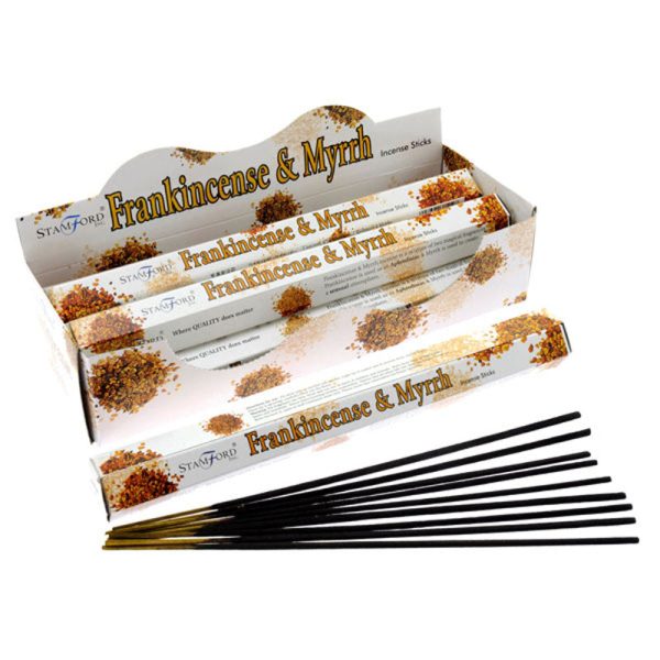 Stamford Hex Incense Sticks  Frankincense and Myrrh | Bed Sava
