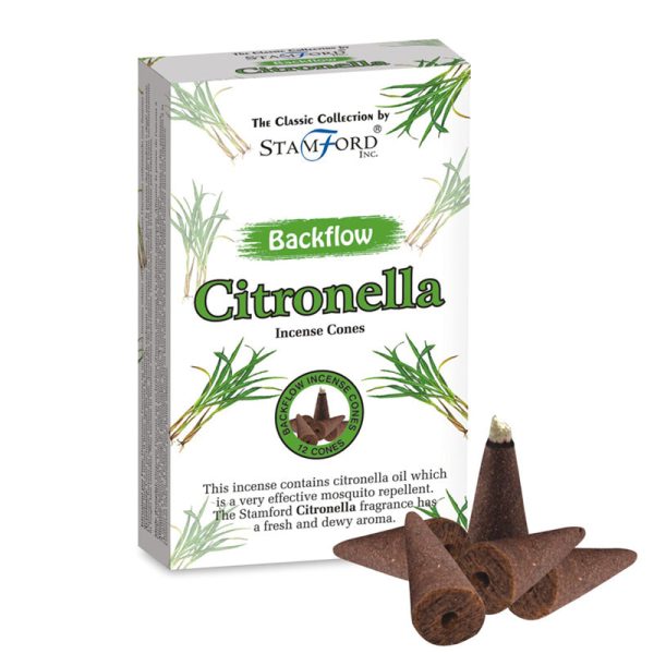 Stamford Backflow Incense Cones  Citronella | Bed Sava