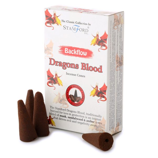 Stamford Backflow Incense Cones  Dragon Blood | Bed Sava