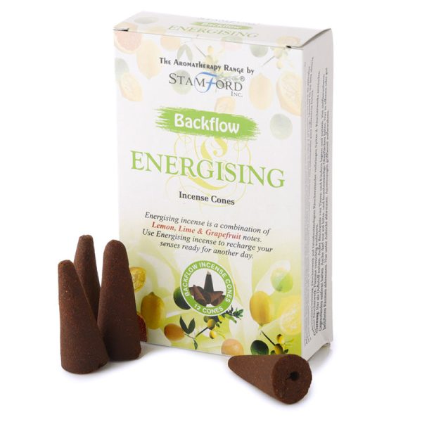 Stamford Backflow Incense Cones  Energising | Bed Sava