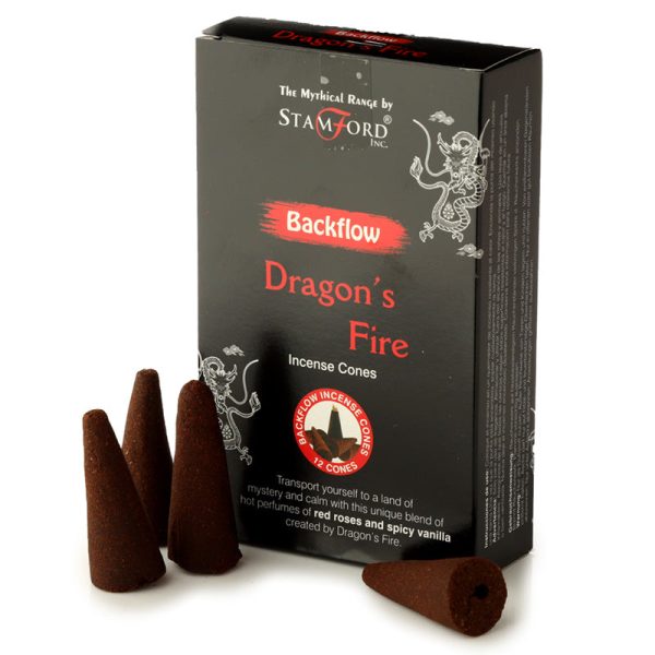 Stamford Backflow Incense Cones  Dragons Fire | Bed Sava