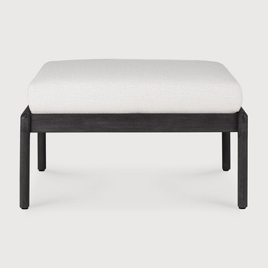 Ethnicraft Black Outdoor Footstool Jack Off White
