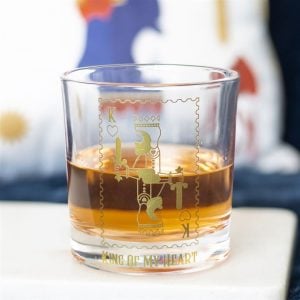 King of My Heart Drinking Glass | Bed Sava