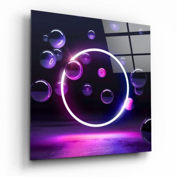 Circle Glass Wall Art | Bed Sava