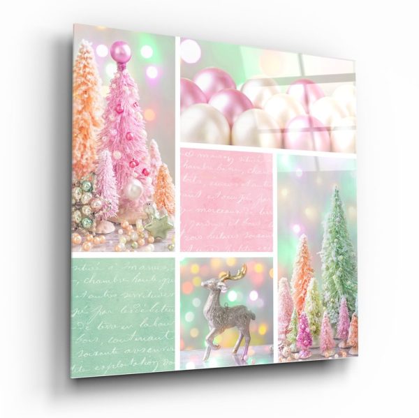 Christmas Glass Wall Art | Bed Sava