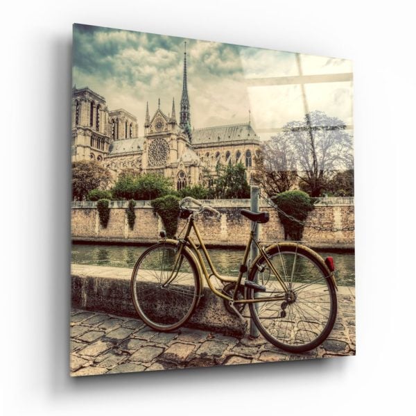 Bicycle Glass Wall Art | Bed Sava