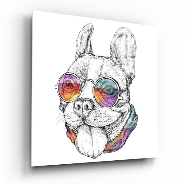 Dog Glass Wall Art | Bed Sava