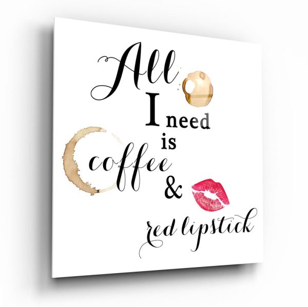 All I Need Glass Wall Art | Bed Sava