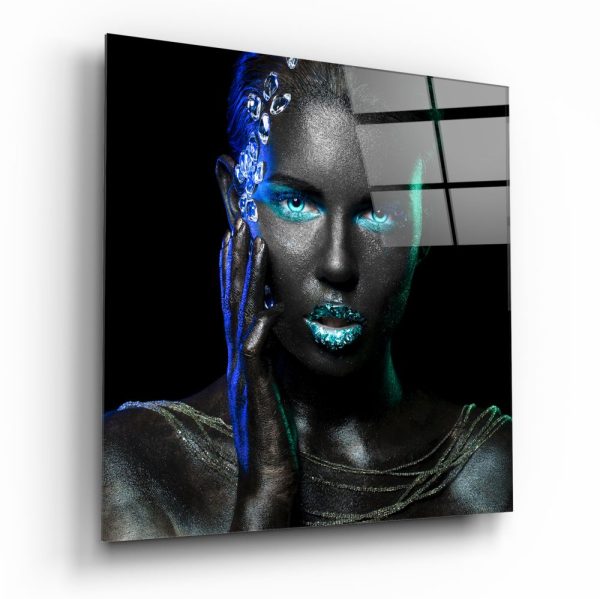 Woman Glass Wall Art | Bed Sava