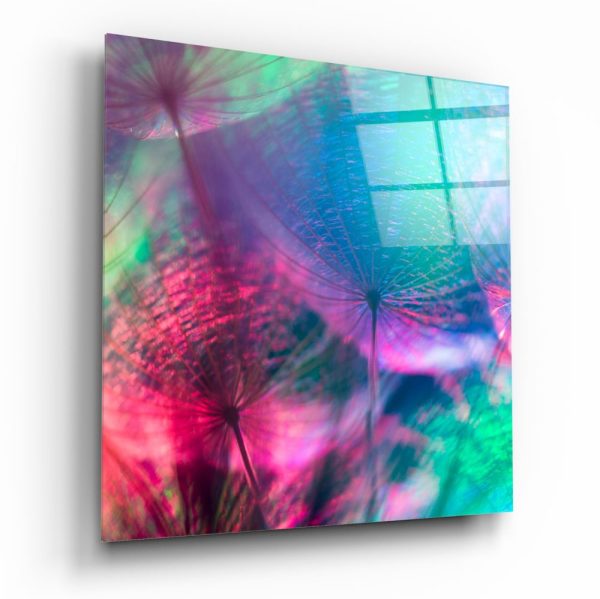 Dandelion Glass Wall Art | Bed Sava