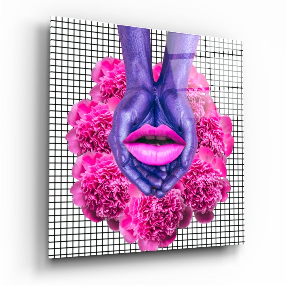 Abstract Complex Glass Wall Art | Bed Sava