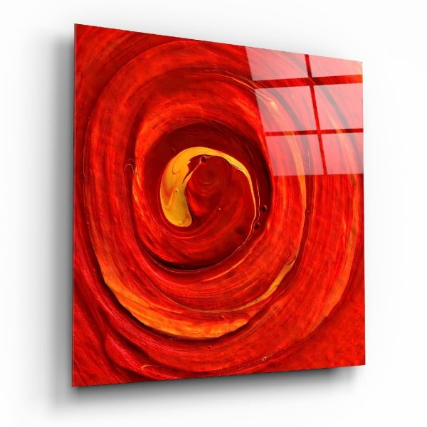 Cycle of Red Glass Wall Art | Bed Sava