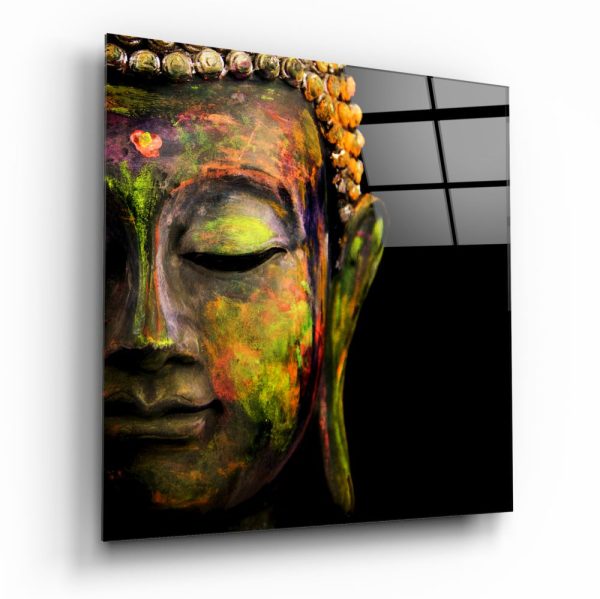 Buddha Glass Wall Art | Bed Sava