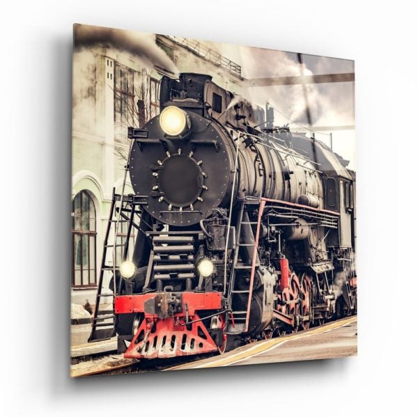 Train Glass Wall Art | Bed Sava