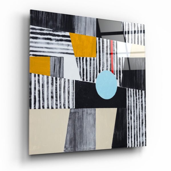 Blue Dot Glass Wall Art | Bed Sava
