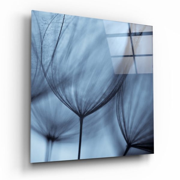 Dandelion Tranquility Glass Wall Art | Bed Sava