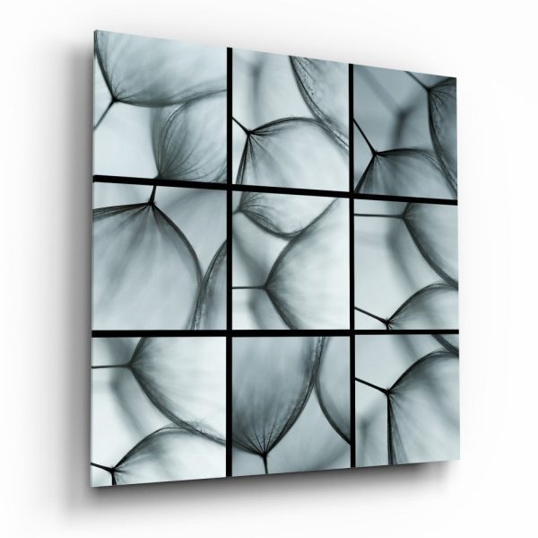 Bee Eye Dandelion Glass Wall Art | Bed Sava