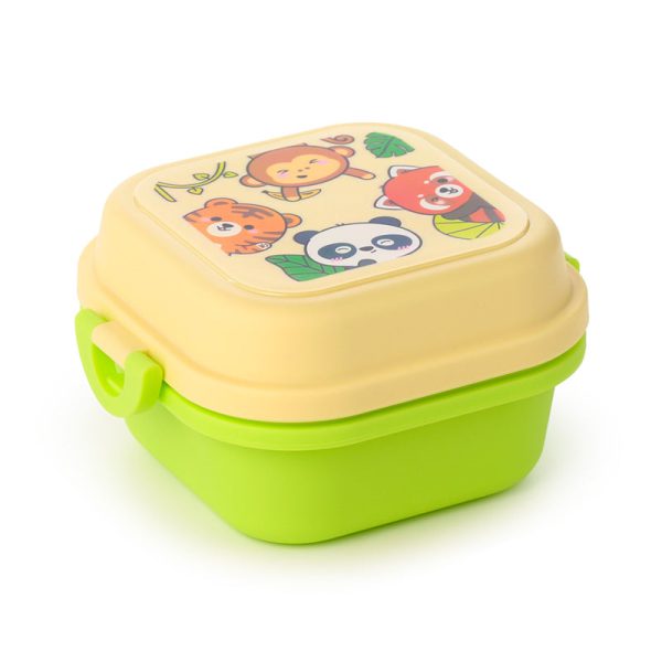 Bento Clip Lock Snack Lunch Box  Adoramals Wild | Bed Sava