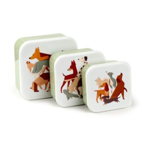 Lunch Boxes Set of 3 MLXL  Barks Dog | Bed Sava