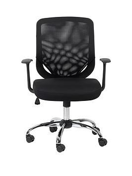 Alphason Atlanta Mesh Back Office Chair - Black