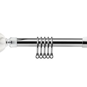 Marble  Extendable Curtain Pole with pair of end finials | Bed Sava