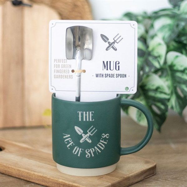 Ace of Spades Mug with Spade Spoon | Bed Sava