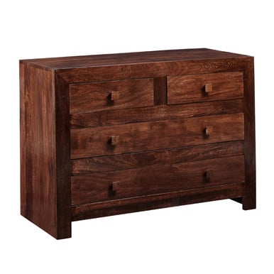 Toko Dark Mango 4 Drawer Chest