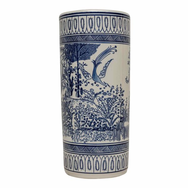 Monet Blue  White Bountiful Garden Umbrella Stand | Bed Sava