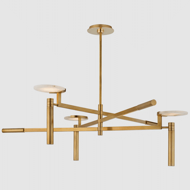 Visual Comfort Melange Large Floating Disc Chandelier by Kelly Wearstler