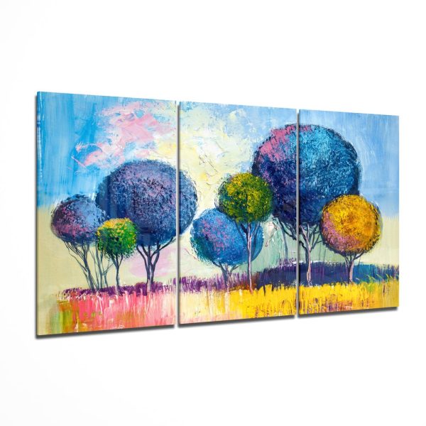 Candy Trees Mega Glass Wall Art | Bed Sava