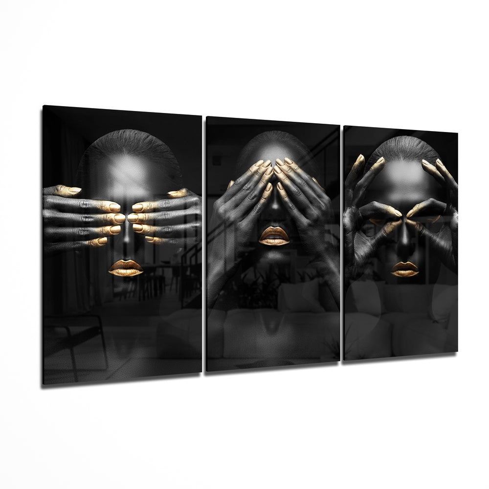 Woman Mega Glass Wall Art