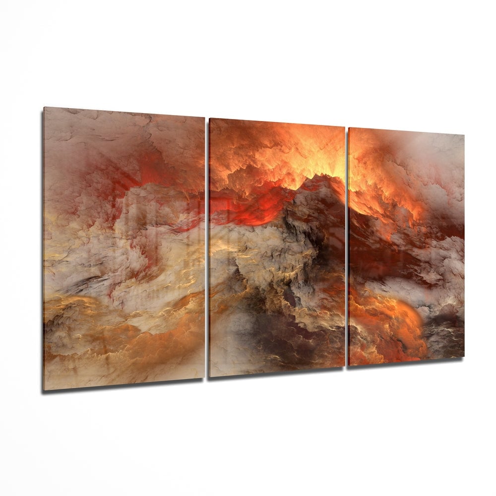 Volkan Mega Glass Wall Art