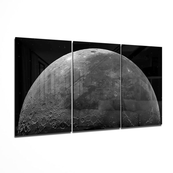 Dark Side of the Moon Mega Glass Wall Art | Bed Sava