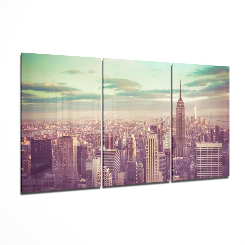 City Mega Glass Wall Art