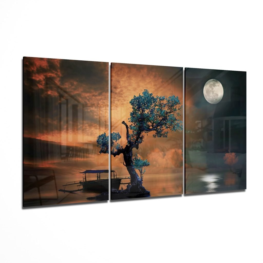 Bonzai Glass Art Mega Glass Wall Art