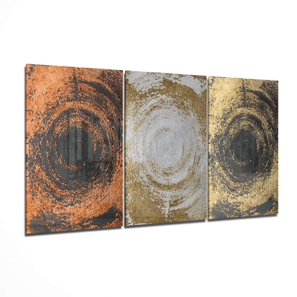 Yellow Touch Glass Art Mega Glass Wall Art