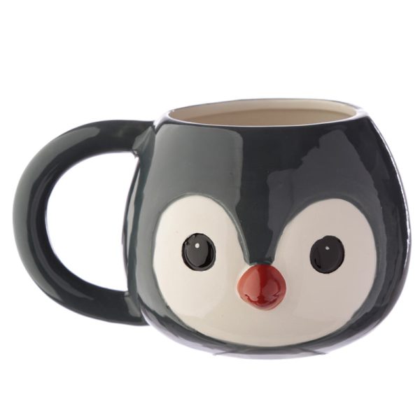 Ceramic Shaped Head Mug  Adoramals Penguin | Bed Sava