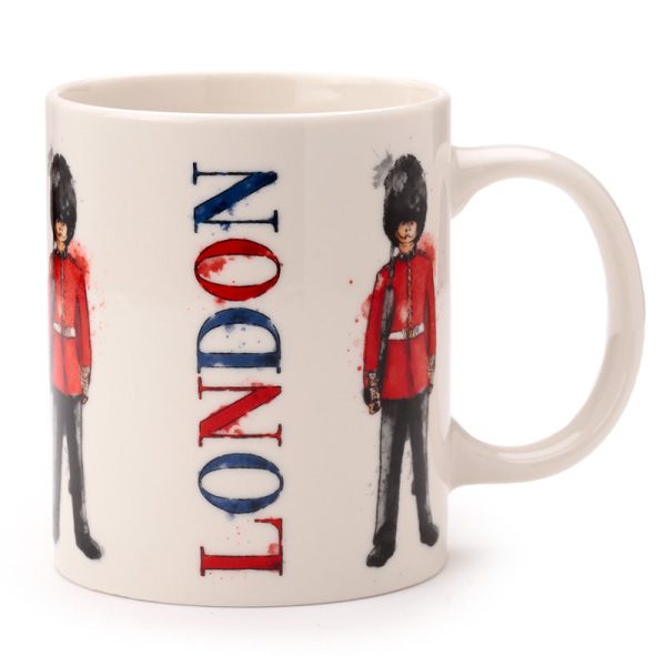 Porcelain Mug  London Tour Guardsman | Bed Sava
