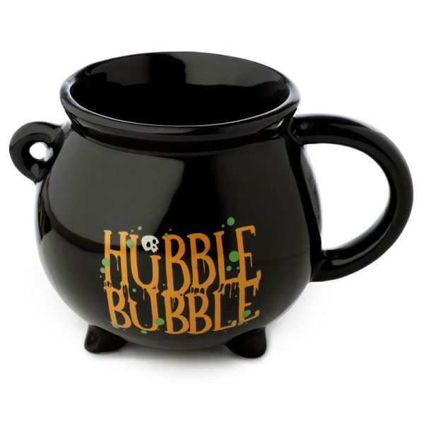 Novelty Shaped Ceramic Mug  Hubble Bubble Black Cauldron | Bed Sava