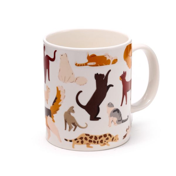 Porcelain Mug  Feline Fine Cats | Bed Sava